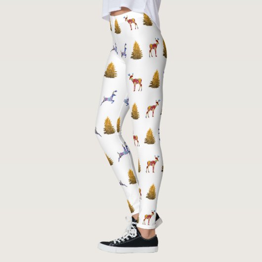 Leggings Arbre de vacances Reindees (Gauche)