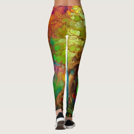 Leggings Arbre de vie (Dos)