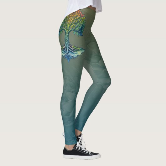 Leggings Arbre de Vie Aube Changeante (Droite)