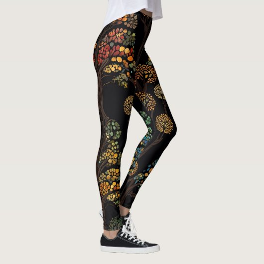 Leggings Arbre de vie fille puissance et amour (Droite)