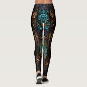Leggings Arbre de vie puissance fille (Dos)