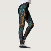 Leggings Arbre de vie puissance fille (Droite)