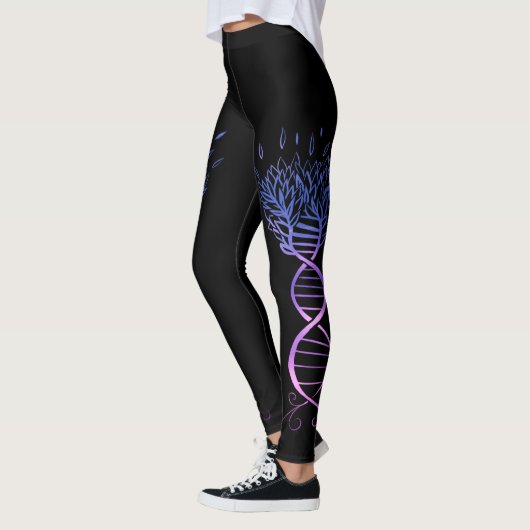 Leggings Arbre génétique du brin d'ADN de l'arbre de vie (Gauche)