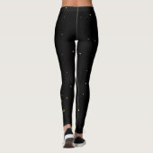 Leggings Arbre léopard chic pour les fêtes (Dos)
