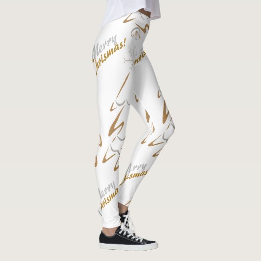 Leggings Arbre-Noël Gold & Silver (Droite)