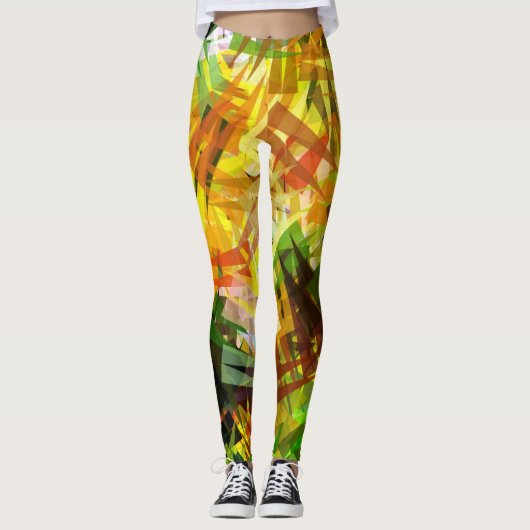 LEGGINGS ARBRES ABSTRAITS (Devant)