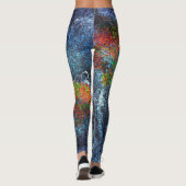Leggings Arbres Abstraits (Dos)
