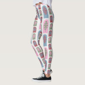 Leggings Arbres Art déco (Gauche)