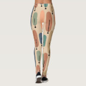 Leggings Arbres atomiques rétro (Dos)