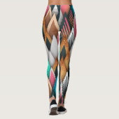 Leggings Arbres colorés asymétriques (Dos)