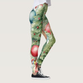 Leggings Arbres de Noël avec jouets de vacances (Droite)