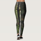Leggings Arbres et mousse verte (Dos)
