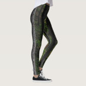 Leggings Arbres et mousse verte (Droite)