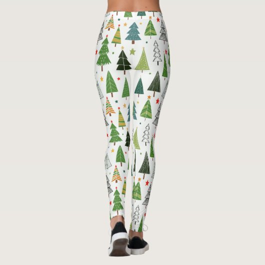 Leggings Arbres rétro (Dos)