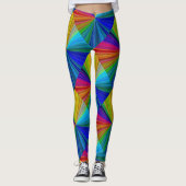 Leggings Arc arc-en-ciel circulaire (Devant)