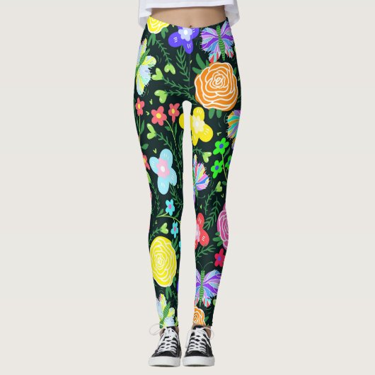 Leggings Arc en arc-en-ciel (Devant)