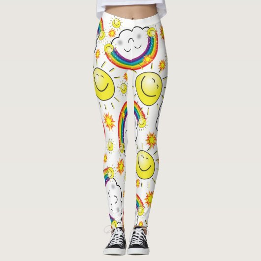 Leggings arc-en-ciel (Devant)
