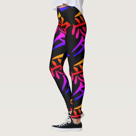 Leggings Arc-en-ciel Abstrait (Gauche)