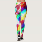 Leggings arc-en-ciel Abstraits (Dos)
