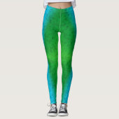 Leggings Arc-en-ciel bleu vert dans Elephantenskin leathero (Devant)