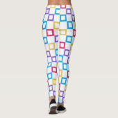 Leggings Arc-en-ciel carré (Dos)