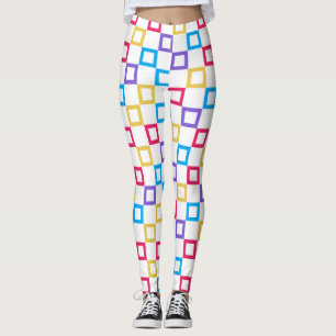 Leggings Arc-en-ciel carré