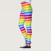 Leggings Arc-en-ciel clair coloré (Gauche)