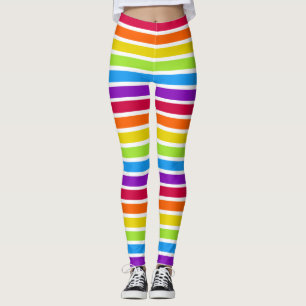 Leggings Arc-en-ciel clair coloré