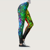 Leggings Arc-en-ciel Couleur Peinture Déchets Mode (Droite)