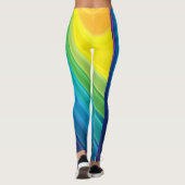 Leggings Arc-en-ciel Couleur tourbillon Yoga Pants (Dos)