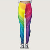 Leggings Arc-en-ciel Couleur tourbillon Yoga Pants (Devant)