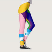 Leggings Arc-en-ciel dans les guêtres de nuages (Droite)