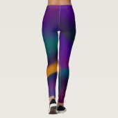 Leggings Arc-en-ciel de couleurs (Dos)