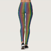 Leggings Arc-en-ciel de filet (Dos)