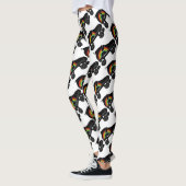 Leggings arc-en-ciel de patin de rouleau de quadruple (Gauche)