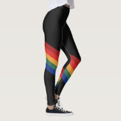 Leggings Arc-en-ciel de Rainbow Color Stripe (Droite)