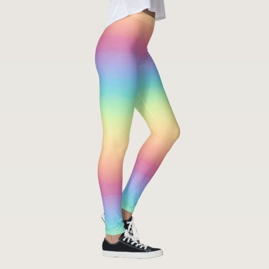 Leggings Arc-en-ciel en pastel Ombre (Droite)