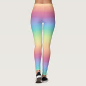 Leggings Arc-en-ciel en pastel Ombre (Dos)