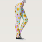 Leggings arc-en-ciel floraux (Droite)