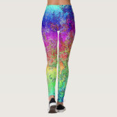 Leggings Arc-en-ciel Grungy (Dos)