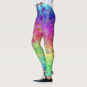 Leggings Arc-en-ciel Grungy (Gauche)