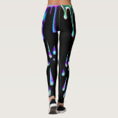 Leggings Arc-en-ciel holographique drix métal (Dos)