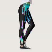 Leggings Arc-en-ciel holographique drix métal (Droite)