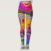 Leggings Arc-en-ciel lumineux (Devant)