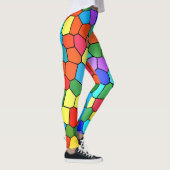 Leggings arc-en-ciel mosaïque (Droite)