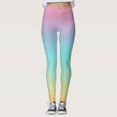 Leggings Arc-en-ciel Pastel (Devant)