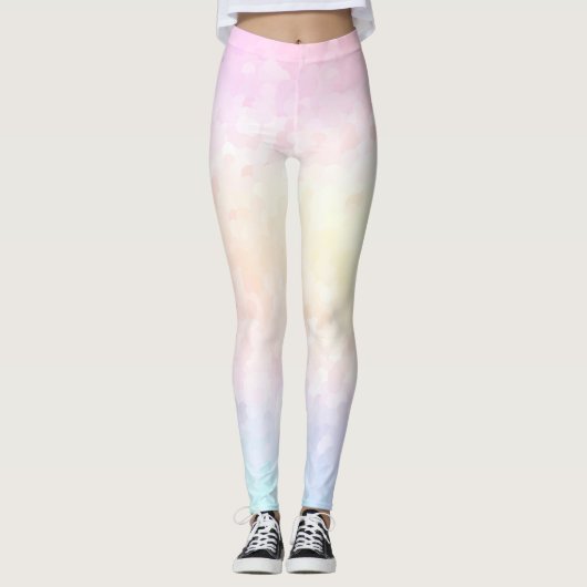 Leggings Arc-en-ciel Pastel (Devant)