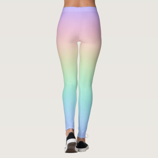 Leggings Arc-en-ciel pastel (Dos)