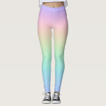 Leggings Arc-en-ciel pastel<br><div class="desc">Un dégradé de couleurs pastel arc-en-ciel.</div>