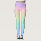 Leggings Arc-en-ciel pastel (Devant)